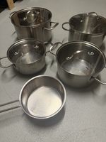 Kochtopfset Crofton/Kitchenware Edelstahl 5-teilig
