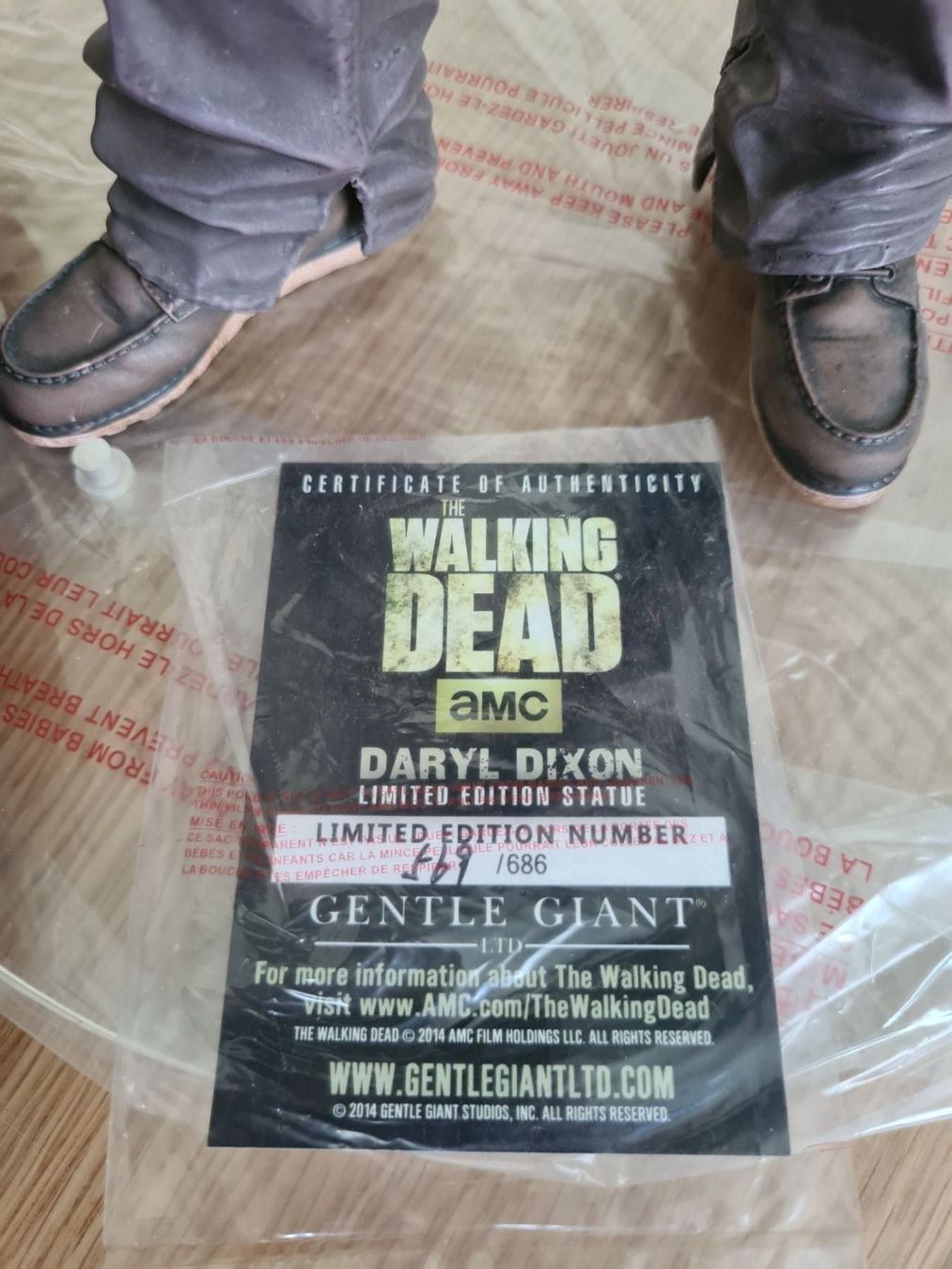 Gentle Giant Statuette: The Walking Dead Daryl Dixon 1/4 Limité – Nuovo e nell'imballaggio originale da Broc venduto da jcr_5cqy 7