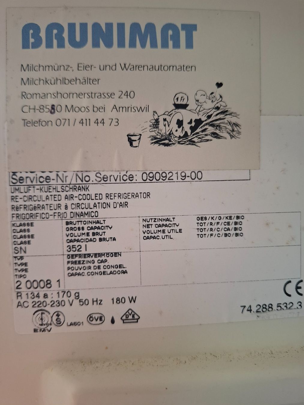 Altro per Gastronomia & Hotel: Milchautomat – Usato da Forch venduto da mae_hsn2 5