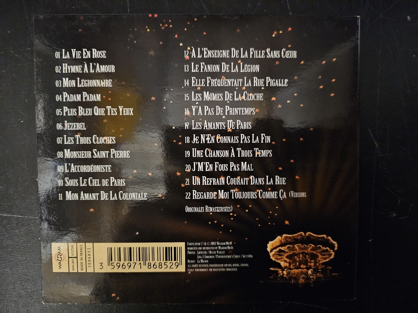 CD: CD Merveilleuse Edith Piaf // Occasion – Usato da Basel venduto da Paloma6261 2