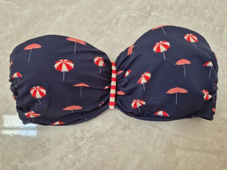 Bikini Top Seafolly Grösse 10 dunkelblau mit Schirmmuster