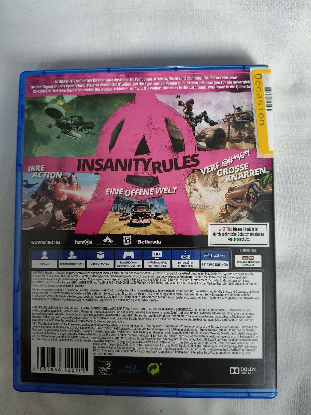 Sony Giochi: Rage 2 - PS4 – Usato da St. Gallen venduto da Ringa72 1
