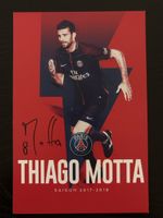 Thiago Motta Autogrammkarte - Saison 2017-2018 - Rarität!