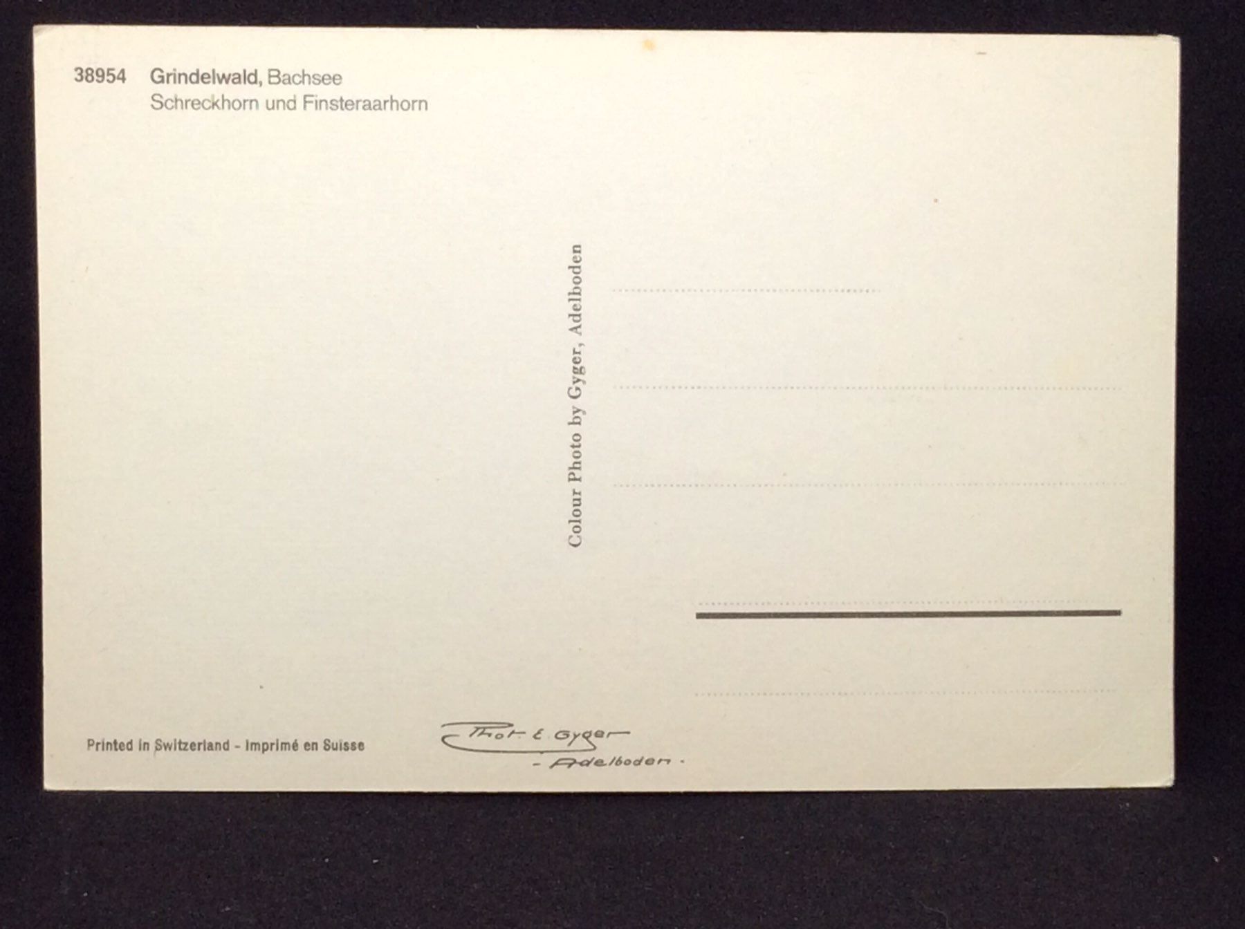 Cartes postales: Grindelwald, Bachsee – D'occasion à Widnau par Brusi9 1