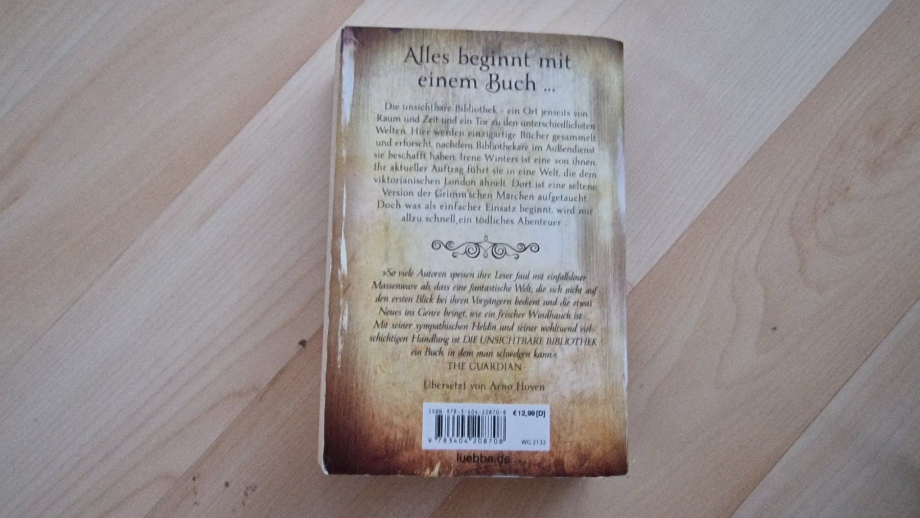 Bücher: Die unsichtbare Bibliothek G.Cogman – Gebraucht aus Winterthur von Mmondeo 1