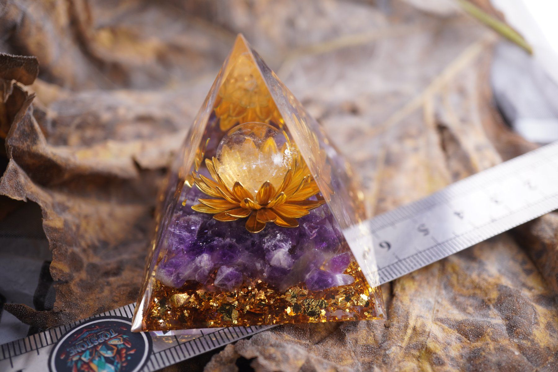Minerali & Pietre curative: Orgonit Pyramide Amethyst   Räumung    (1) – Nuovo e nell'imballaggio originale da Eschenbach SG venduto da topstone 6
