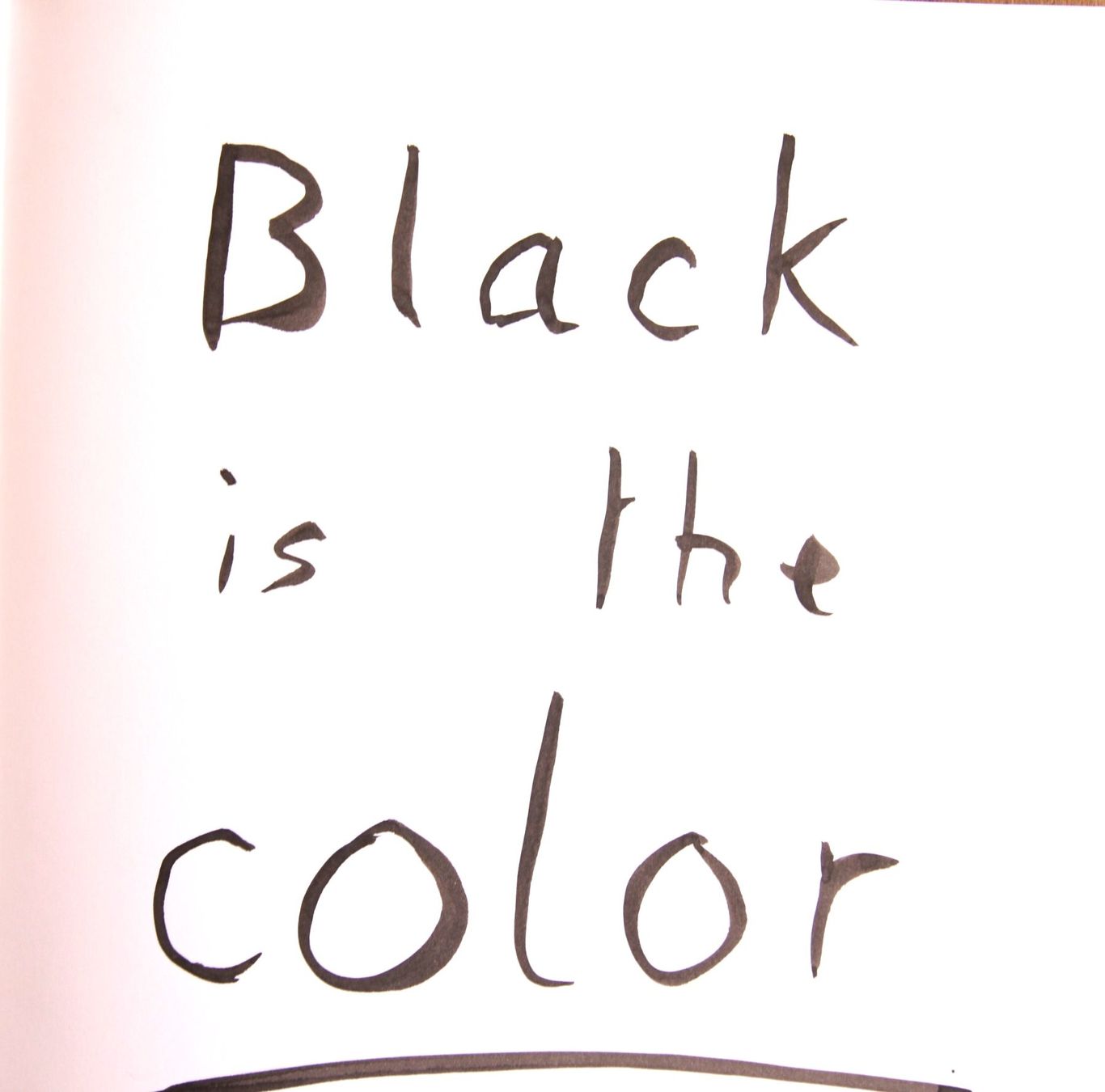 Dipinti: Zeichenbuch: Black  is the color – Usato da Fribourg venduto da erw_68dx 1