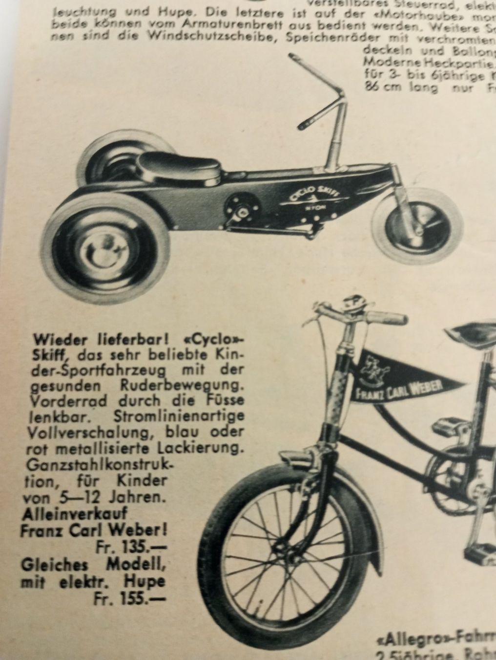 Véhicules pour enfants: Cyclo-Skiff: Holländer / cyclorameur – Neuf (Voir description) à Fontaines NE par waterfoot 6