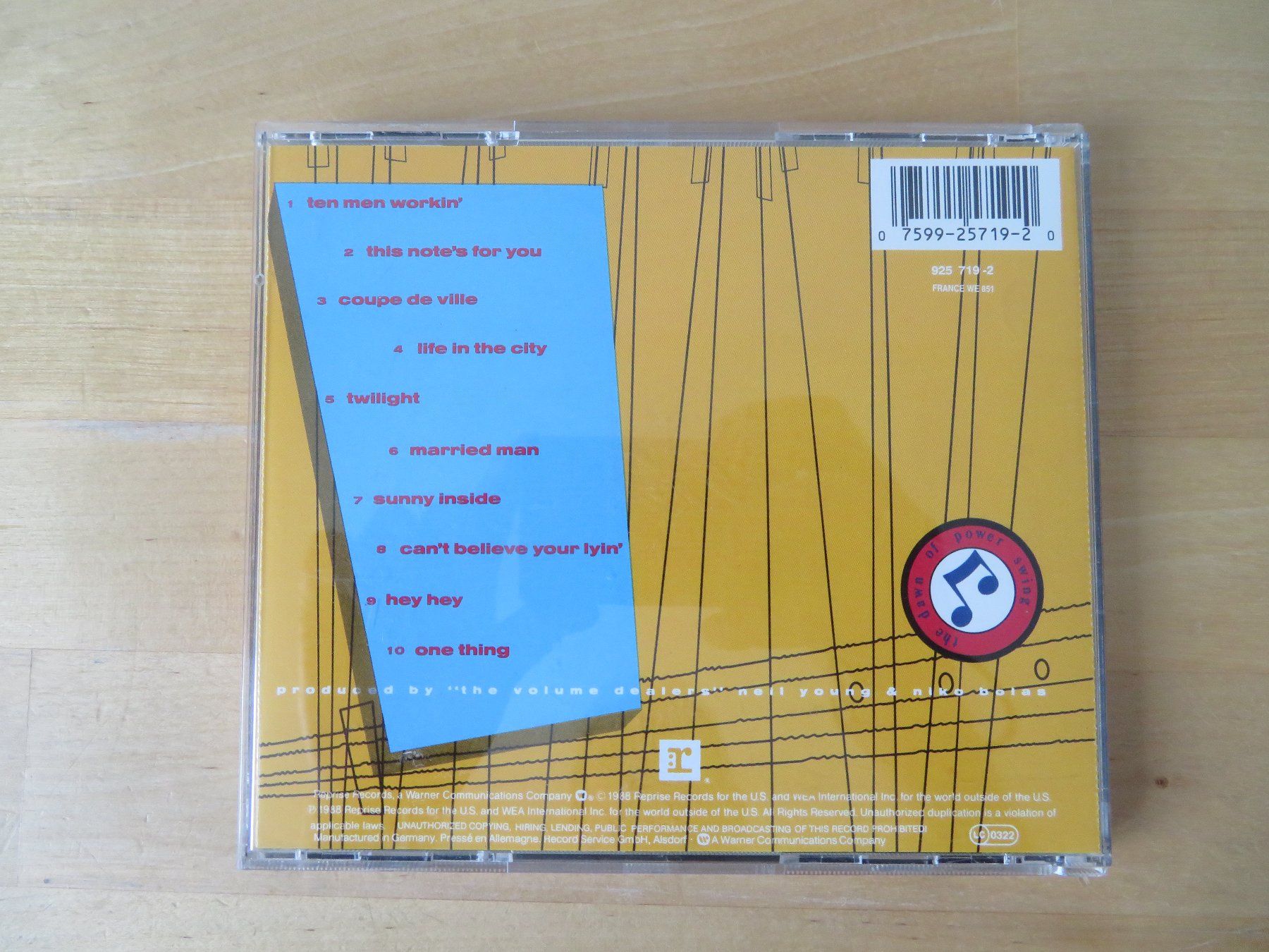 CD: NEIL YOUNG "This notes for you" – Usato da zürich venduto da Goldimmund 2