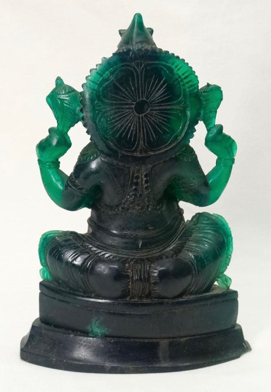 Sculture & Statue: Ganesh Figur, indische Gottheit mit Elefantenkopf - Grün – Usato da St. Gallen venduto da Floomer 2
