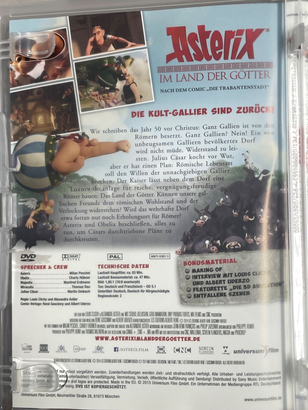 Tutti i DVDs: Asterix im Land der Götter – Usato da Muri b. Bern venduto da AdidasCollector 2