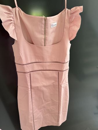 Red Valentino Pink Ruffled Dress Size Italian:40