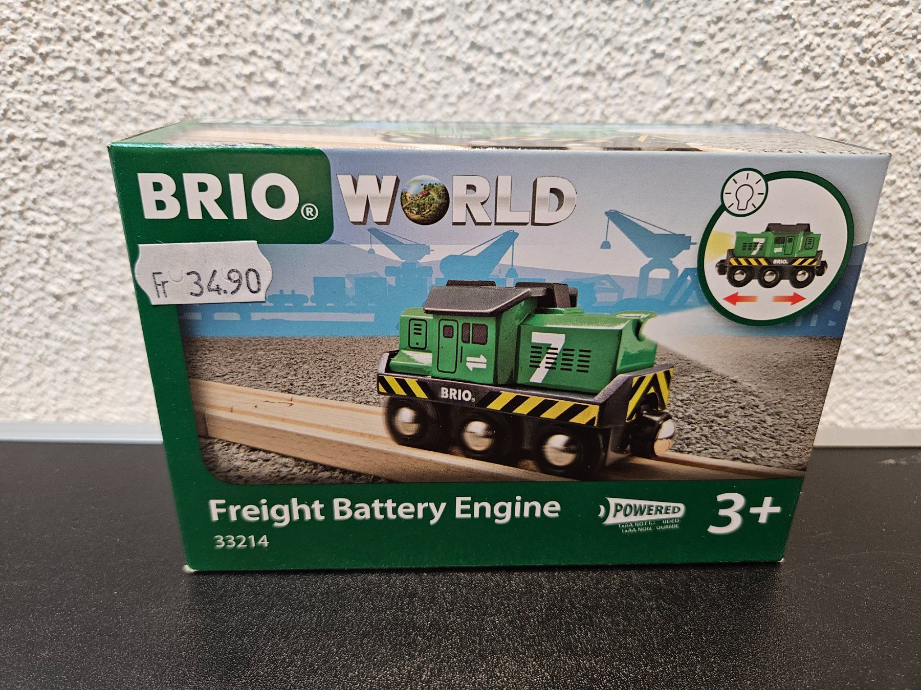 Brio Giocattoli: Neu - Brio - 33214 - Freight Battery Engine – Nuovo e nell'imballaggio originale da Dagmersellen venduto da Jarsetz_Restposten