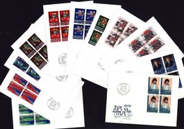 FDC im Viererblock 1982 FL (K166)