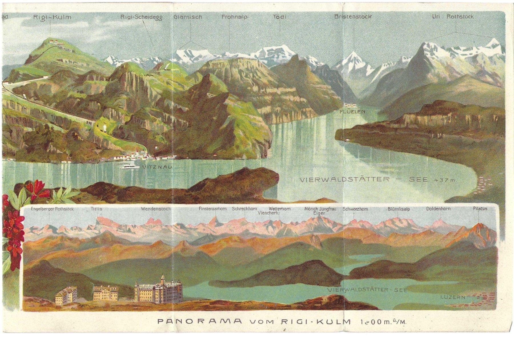 Documenti: Rigi-Bahn, altes Werbeprospekt, – Nuovo (secondo la descrizione) da Wildhaus venduto da Brunphil 2