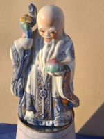 asiatische China Shou Bisquit-porzellan Figur China, 19 cm