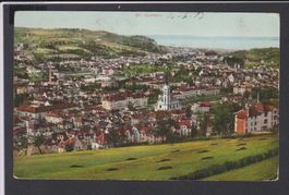 St. Gallen   :   alte Ansichtskarte + Rasierklingen-Stempel