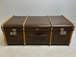 Vintage Aérofibre Reisekoffer Überseekoffer 85 cm
