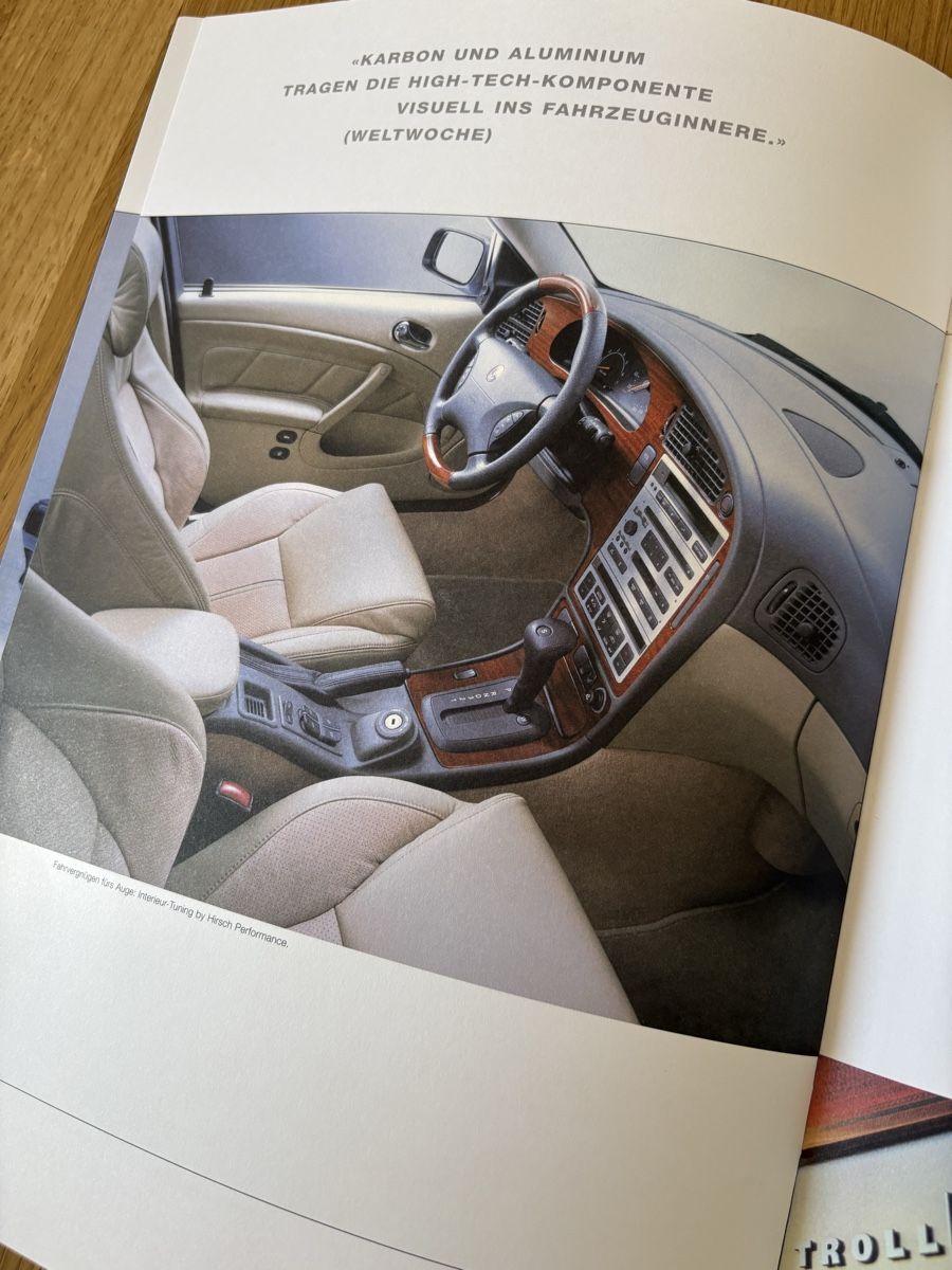 Saab Dokumente: Hirsch Performance Broschüre SAAB 9-3/9-5  – Gebraucht aus Rikon im Tösstal von Spellbinder 1