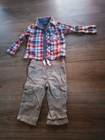 Baby Jungen Hemd und Hose 74 + 80