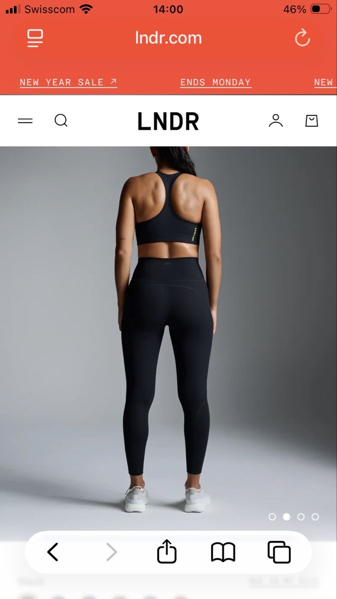 Leggings: LNDR Leggings 7/8 schwarz – Usato da Arbon venduto da gab_tkx8 3
