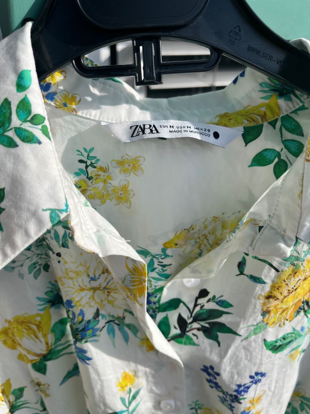 Zara Camicette: Blumen Hemd Zara M Baumwolle – Usato da Zürich venduto da maral787 3