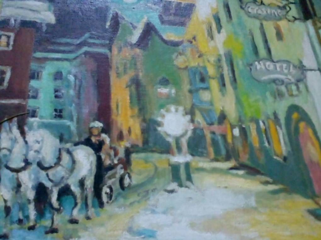 Dipinti: Peinture animée du Valais. – Usato da St. Maurice venduto da Benoit12 1