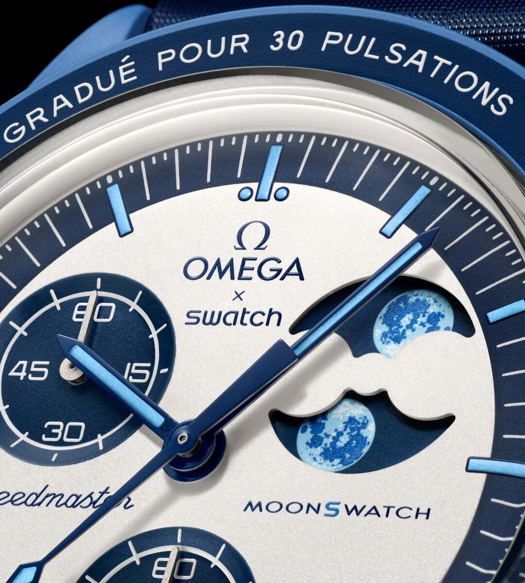 Swatch Orologi: OMEGA x SWATCH - MoonSwatch - Mission to the Super Blue Moon – Nuovo e nell'imballaggio originale da Aeschi SO venduto da Bluemail 1