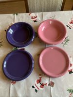 Geschirr Set, 8-teilig, Rosa & Lila, Vintage Stil