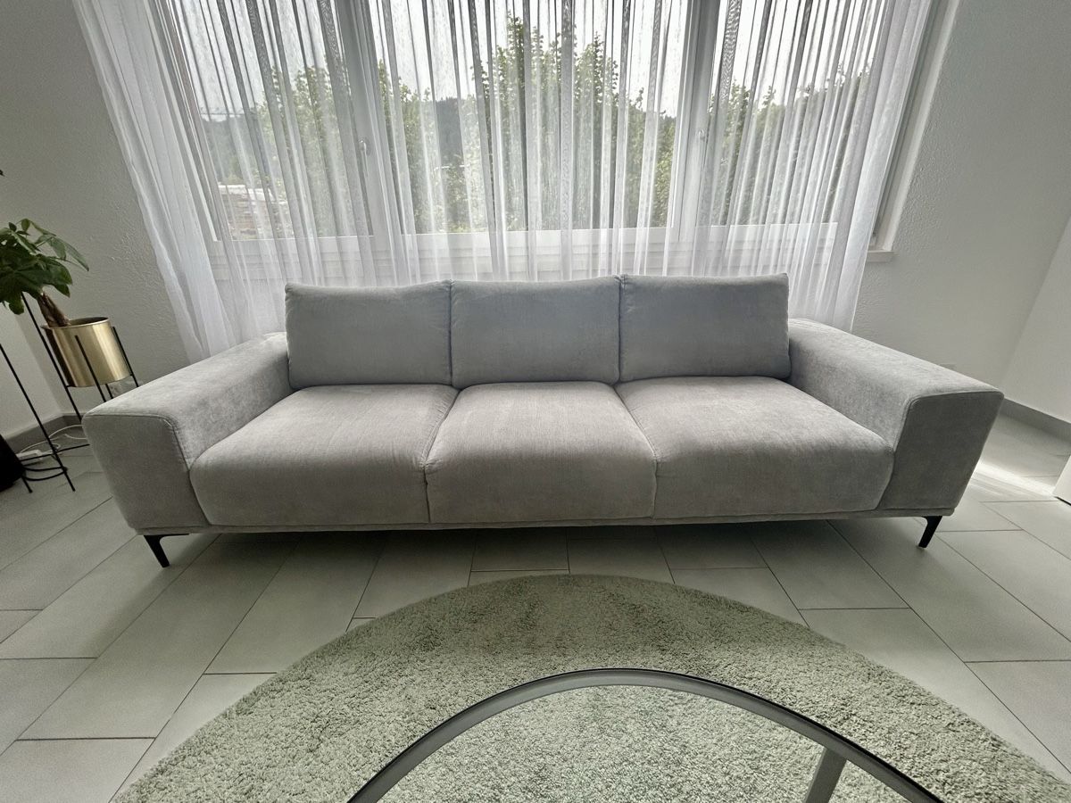 Sofas: Elegantes 3er Sofa grey – D'occasion à Obernau par tas_7w97 3