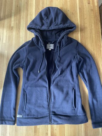UGG, Veste gilet hoodie jaquette, tissu éponge, capuchon