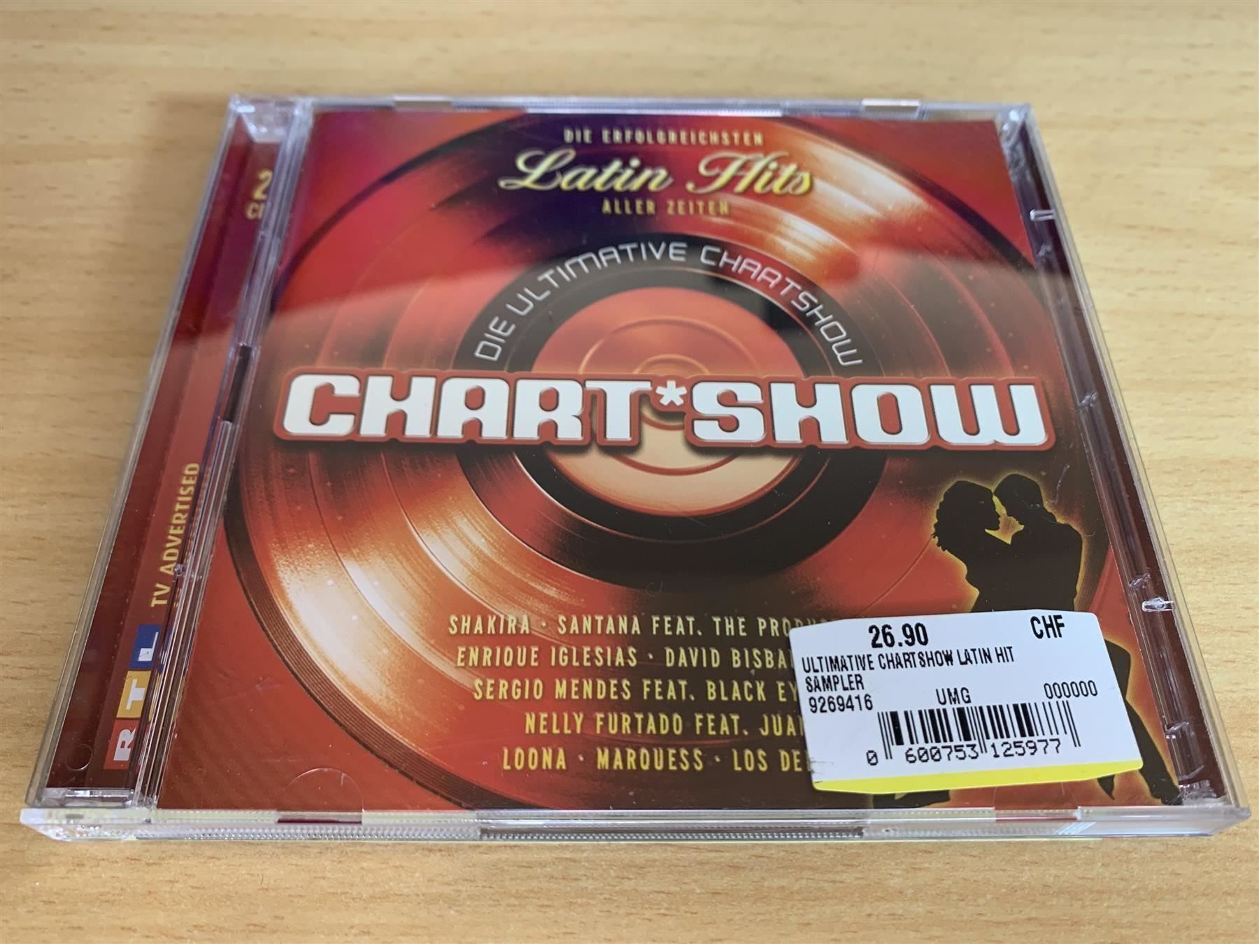 CD: Chart Show - Latin Hits - 2 CD – Usato da Rikon im Tösstal venduto da Alpenmutz