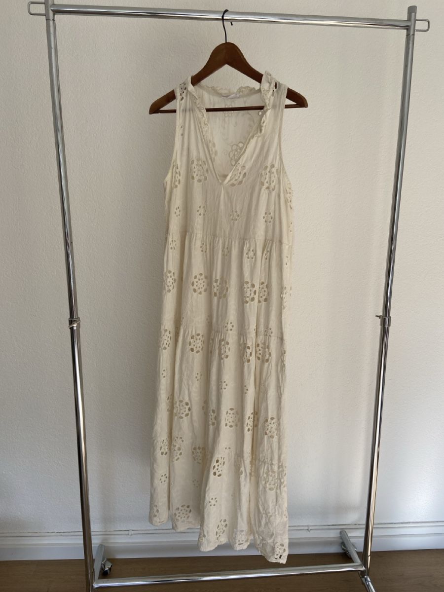 Vestiti: Maxikleid mit Lockspitze, A-Linie, Grösse M – Usato da St. Gallen venduto da Schimschon
