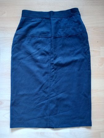 Jupe Sergio Dandrea bleue en pure laine
