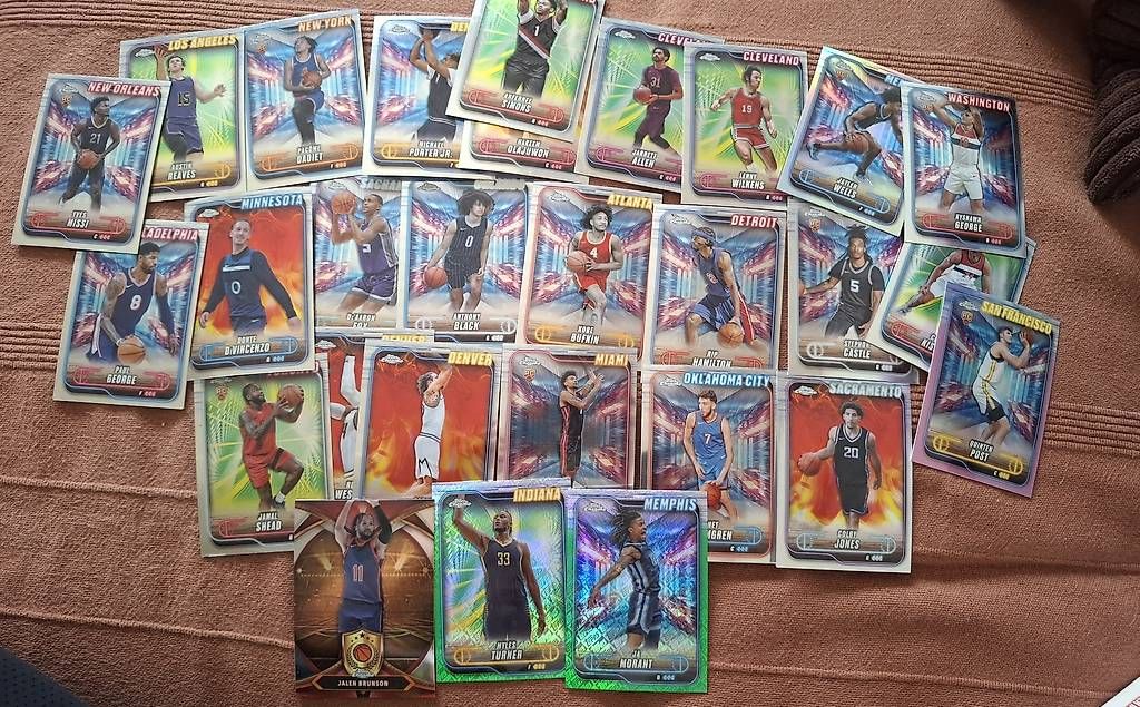 Sammelbilder & Trading cards: Toops Chrome Nba Karten Set 2024/2025  – Gebraucht aus Pfäffikon SZ von yello13 2