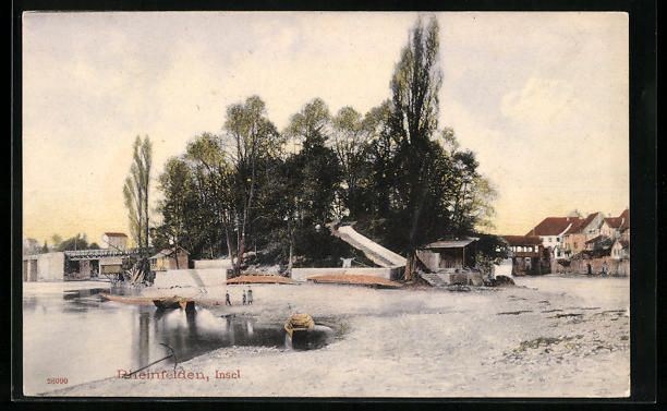 Cartoline postali: AK Rheinfelden, Insel – Usato da Berlin venduto da bartko-reher
