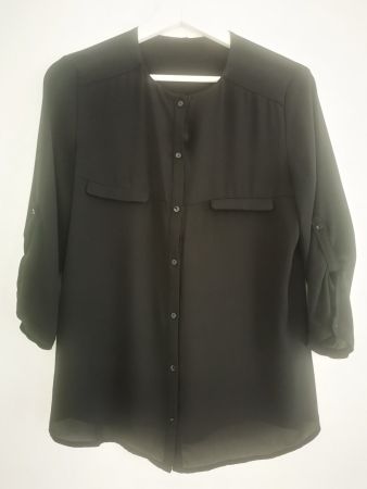 Schwarzes Bluse Gr. S,