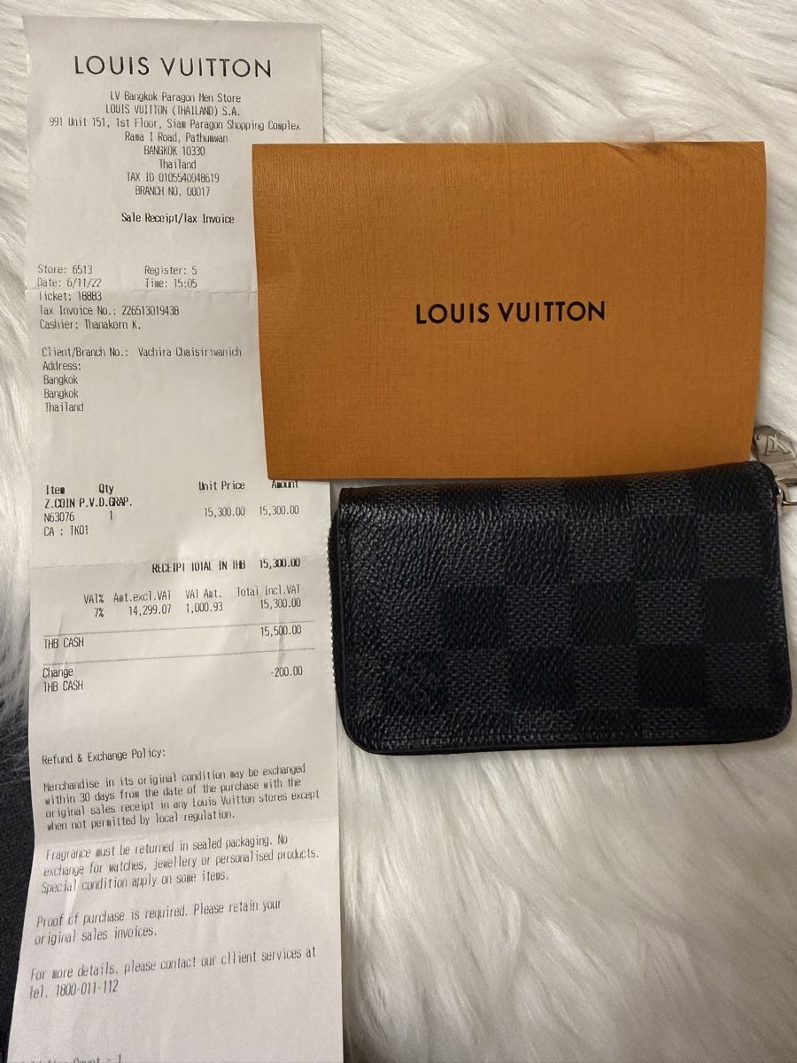 Louis Vuitton Brieftaschen: Louis Vuitton Zippy Coin Damier Graphite – Gebraucht aus Zürich von but_jgl8 8