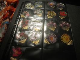 Kaffeerahmdeckeli Serie 40 Alpenblumen