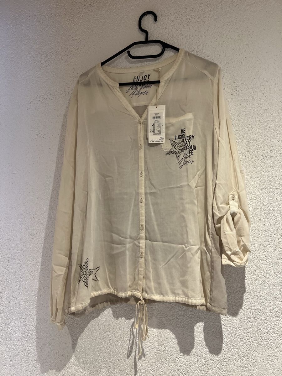 Soccx Camicette: Soccx Bluse Beige L – Nuovo (secondo la descrizione) da Frenkendorf venduto da KailuaFlower