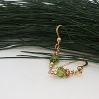 by Olga Ribler Ohrhänger Peridote Sterling Silber 925