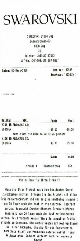 Cover & Protezioni schermo: Swarowski iPhone 15Pro Hülle - Neu – Usato da Unterägeri venduto da v_a_s6y8 2