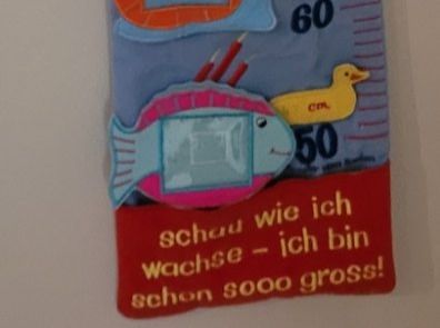 Messlatte für Kinder aus Stoff mit kleinen Bilderrahmen Kaufen auf