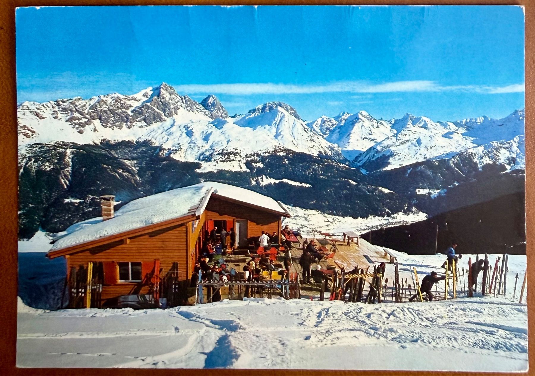 Cartoline postali: Savognin - Bergrestaurant  "Somgiant" 1965 – Usato da Lutry venduto da Ediego