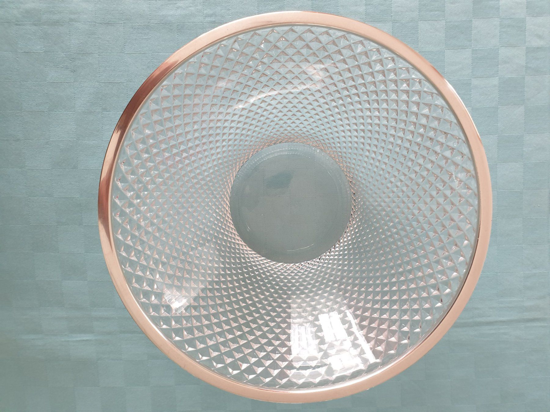 Coupes: Glas Schale Schüssel mit Silber - Rand – D'occasion à Mörschwil par spirspi 1