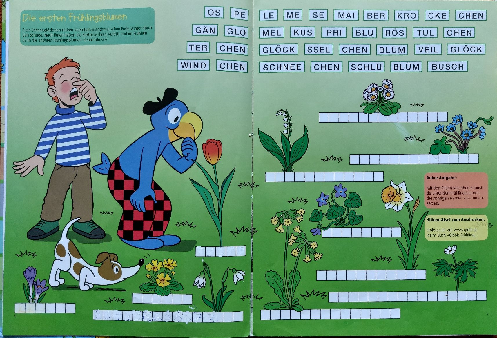 Libri: Globis Frühling Buch  – Usato da Unterseen venduto da Ruia3333 4