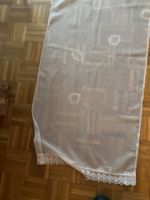 Sommerliche Gardine, Vorhang , mit Stange B56/L120