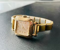 Seltene Vintage vergoldet ALPINA handaufzug 17 Jewels, läuft