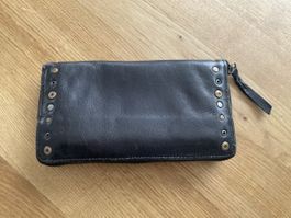 Portemonnaie / Geldbörse, Leder, Braun - Vintage!