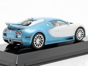 Bugatti Modellautos: Bugatti Veyron 16.4 2005-2015 hellblau met. / weiss     1:43 – Neu und originalverpackt aus Gerlafingen von espero88 4